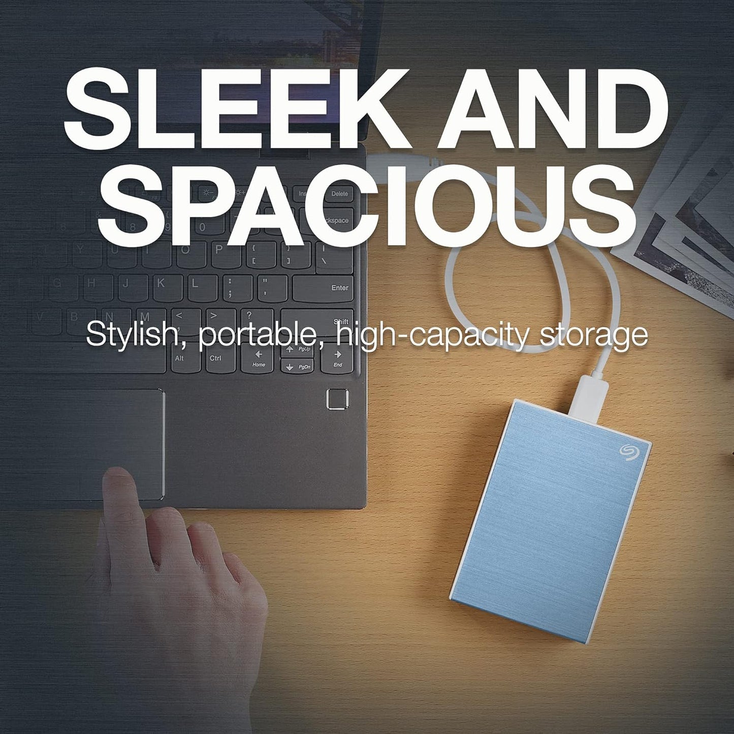 Seagate One Touch, 2TB, Portable External Hard Drive, PC Notebook & Mac USB 3.0, (STKY2000402)
