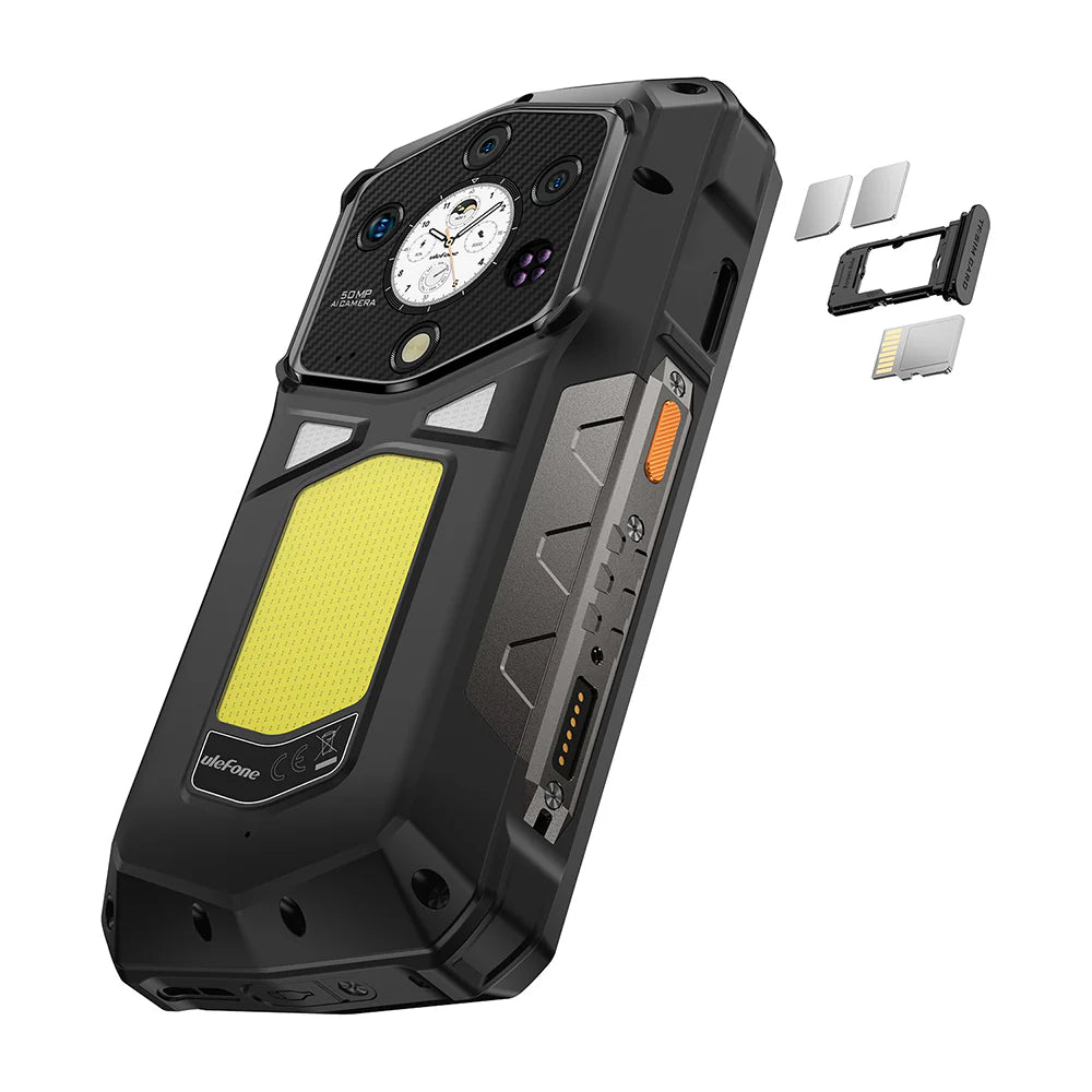 Ulefone Armor 29 PRO 5G Rugged Phone with Dual Display, 21200mAh Battery 120W Fast Charge, 6.67" FHD+ AMOLED IP68 Waterproof, 32GB+512GB Android 15, 64MP Night Vision Camera, NFC
